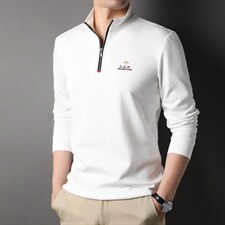 G99613男式秋季服装新款长袖T恤青年翻领卫衣四季打底体恤P65，男装卫衣，电商B360