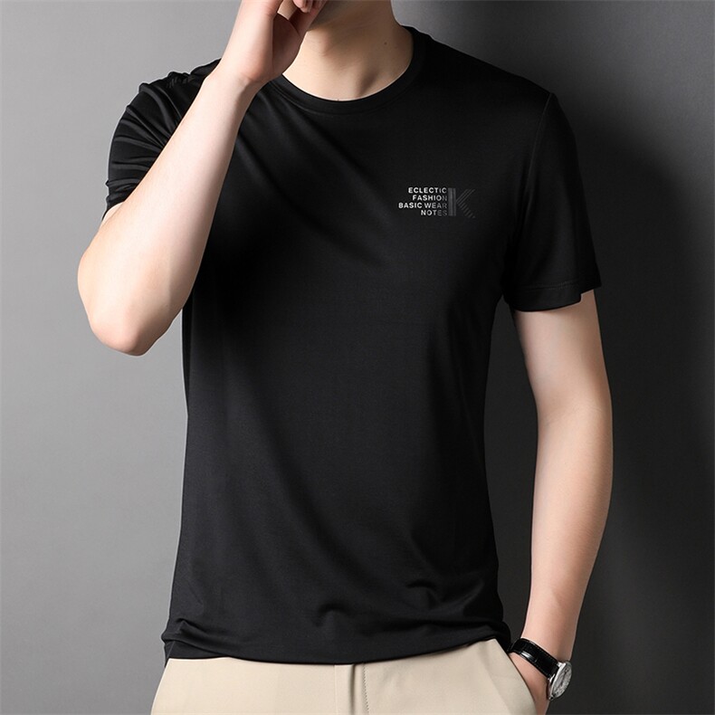 D22822钱塘2020-2夏季新款精品商务男士短袖休闲T恤P50图片