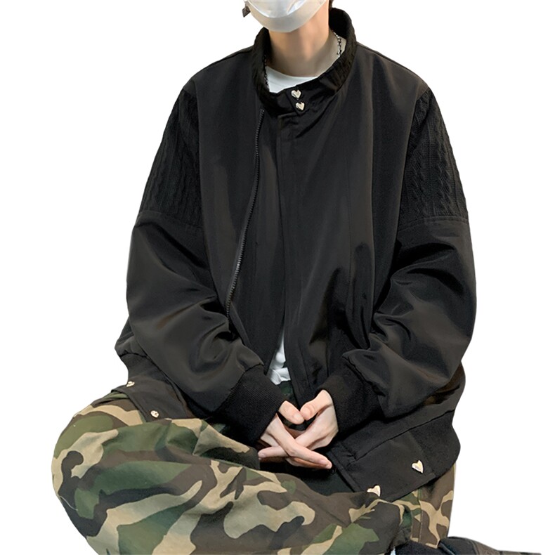 抖音直播！垫肩阿尔法飞行员夹克男XH35-70,男装夹克,电商B367