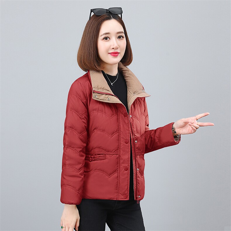2025新款时尚休闲小羽绒服修身显瘦保暖外套,女装羽绒服,依恋蒂丝