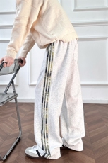A178-XK60023-P35三条杠美式直筒休闲卫裤长裤青少年透气裤子，男装休闲裤，电商A178