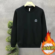 春秋冬华棉卫衣男女圆领宽松范学生情侣款韩版ins港风潮流上，男装卫衣，星座506A
