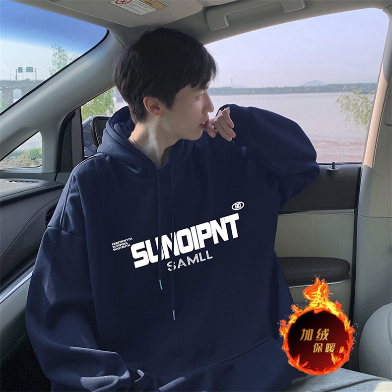 抖音得物供货可提供视频买家秀秋冬重磅美式宽松连帽卫衣DL2132,男装卫衣,电商A486