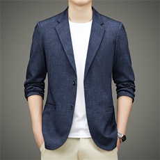 BAMJ-2803钱塘2020-2春季薄款中青年男士休闲时尚简约西服P102，男装西服，钱塘207-2