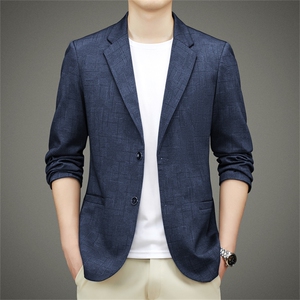 BAMJ-2803钱塘2020-2春季薄款中青年男士休闲时尚简约西服P102图片