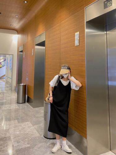 【现货】8986韩版吊带裙两件套，女装背心吊带，淳·清雅秀