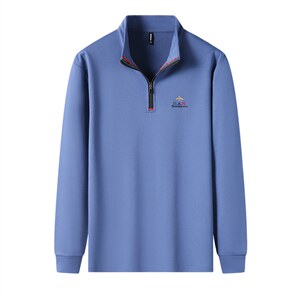 G99613男式秋季服装新款长袖T恤青年翻领卫衣四季打底体恤P65图片