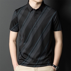 短袖POLO衫男2023春季新款纯色男装翻领衣服轻商务休闲韩版修身，男装T恤，电商B212（原钱塘6029）