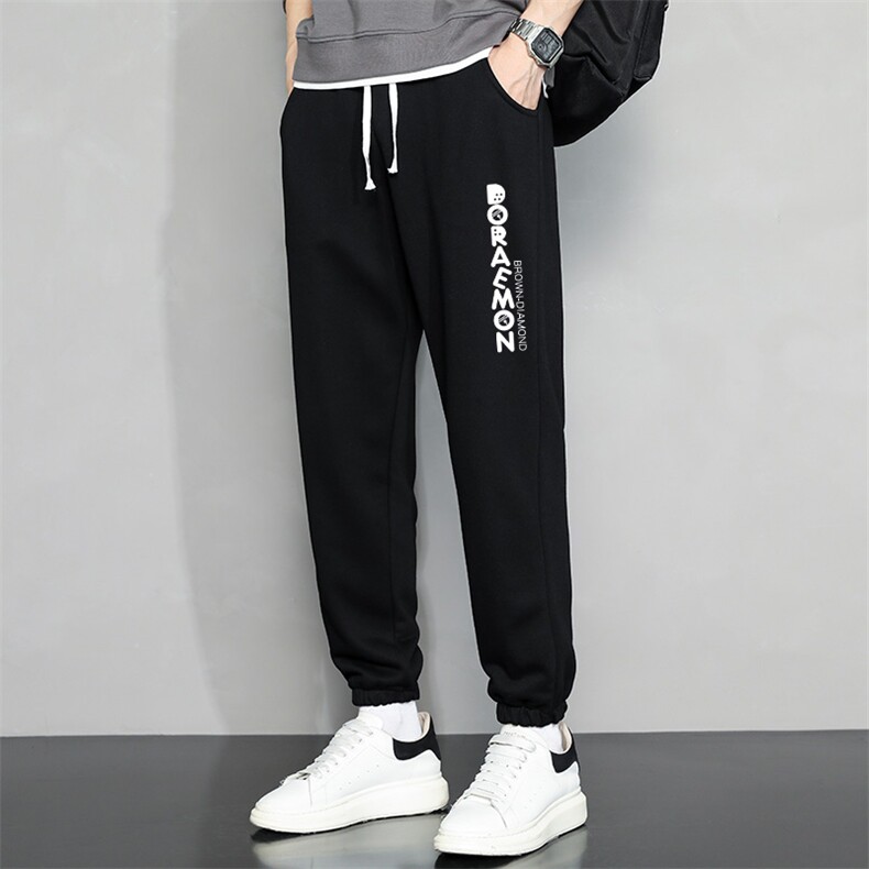 休闲裤男22秋冬新款舒适百搭运动裤潮牌修身工装裤学生卫裤Z918，男装休闲裤，星座815-2