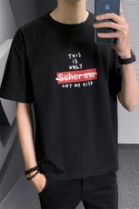夏季男士短袖t恤打底衫纯棉上衣服宽松潮流半袖圆领体恤DS662TP25，男装T恤，电商A102