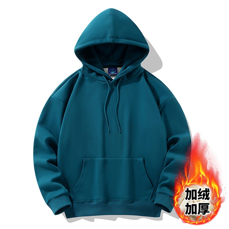 抖音品质连帽卫衣套头衫情侣A146-7100连帽加绒400克特p40量大优,男装卫衣,HDA146