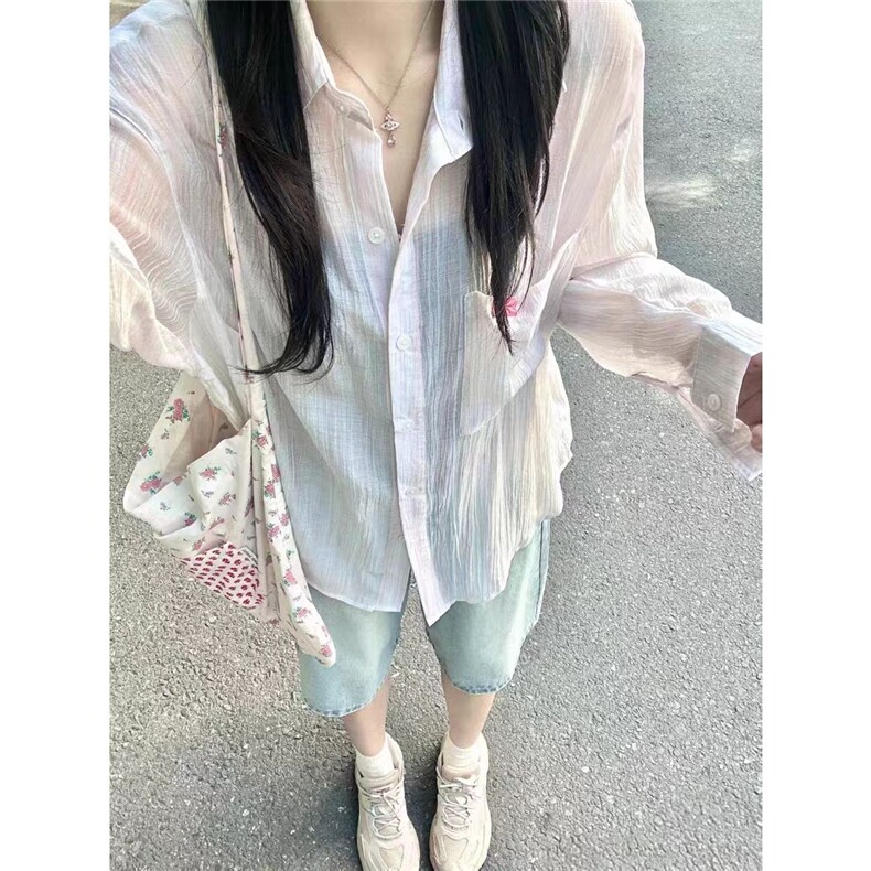 夏季防晒长袖衬衫外套男女超薄款透气网纱上衣服,男装防晒衣,星座1210-1