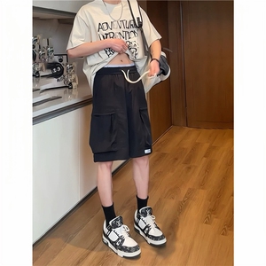 美式机能冲锋短裤男款夏季潮牌速干工装裤子大口袋休闲运动五分裤图片