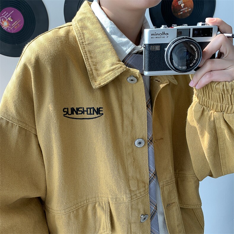 新款男女同款刺绣宽松韩版夹克上衣N982/P30,男装夹克,星座202