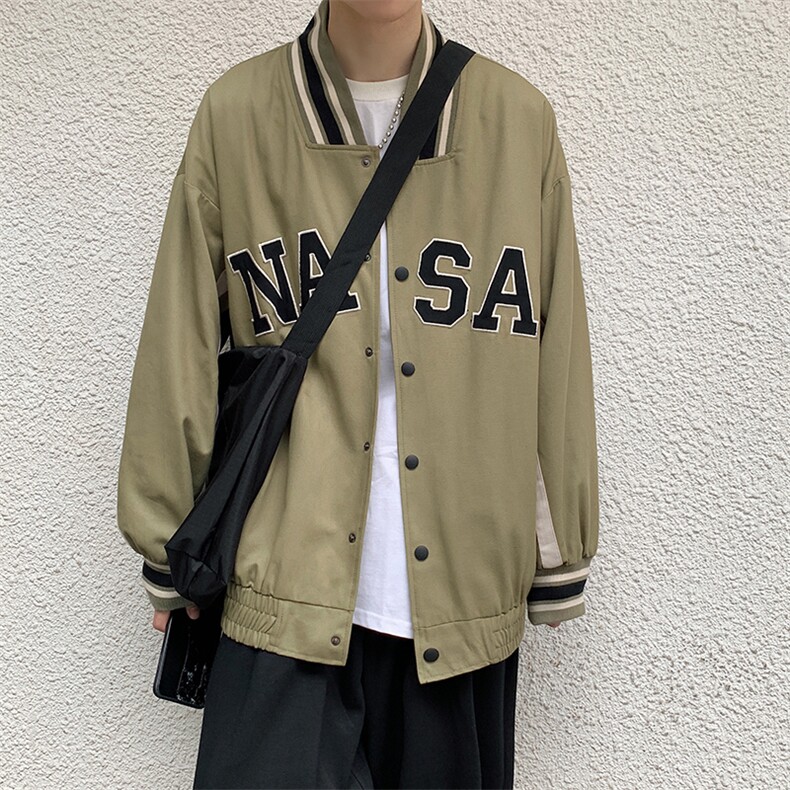 棒球服夹克新款中性宽松休闲男。女外套G110,男装夹克,电商A132（原电商B245）