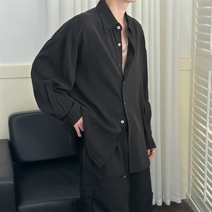 初秋新款-痞帅高品质长袖衬衫男宽松休闲上衣A351-AC25618-特批65图片