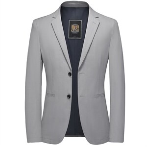 春季新款西服商务休闲2023新品西装上衣单西便服潮流宽松男士外套图片
