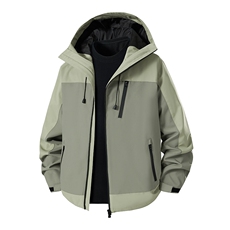 新款男女高品质户外登山服青少年学生冲锋衣夹克外套HS6607，男装夹克，星座1206（原A206）