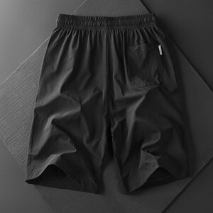 M-5XL男大码冰丝弹力5分裤薄款短裤5032-1_9589-P25图片