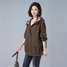 春秋风衣款-湖蓝色