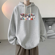 连帽卫衣男大码运动服帽衫外套WY2250-P35加绒款-P40，男装卫衣，电商A040