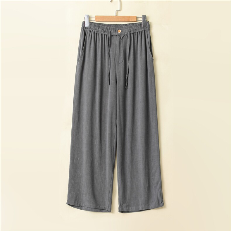 风夏季新款棉麻休闲裤子男亚麻长裤大码K929-P60，男装休闲裤，星座313B-4（原星座309A-1）