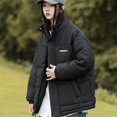 2023美式高街华夫格棉服女冬季ins宽松加厚棉袄外套潮MF007-P80，男装棉衣，星座412-3
