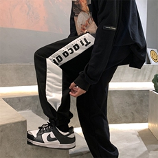男春季潮流时尚魔术贴束脚休闲卫裤KZ35P32，男装休闲裤，星座1116-2