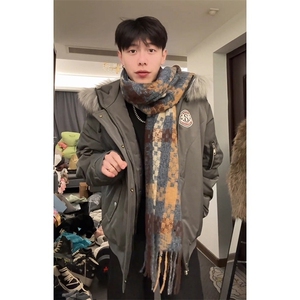 现货 美式宽松加厚工装保暖棉服可拆卸毛领MY809/P105图片