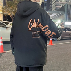 假两件棉衣男连帽棉服2025新款冬装港风面包服棉袄3316-P70控108，男装棉衣，星座207