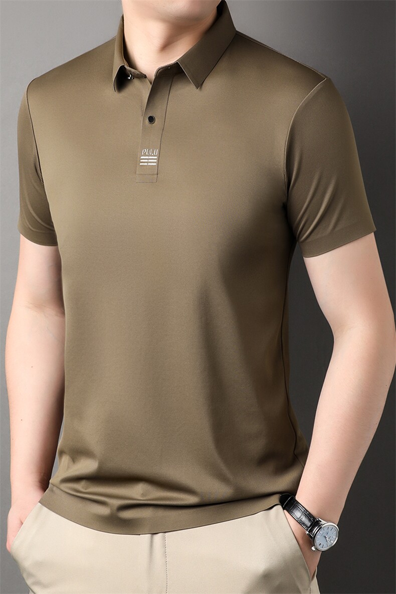 夏季中青年男士POLO商务休闲短袖打底T恤时尚潮流上衣HP92357-P65,男装T恤,星座1105-3