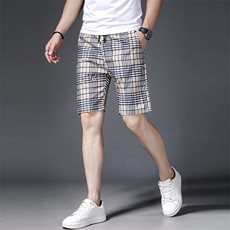 FL87男士新款2023夏季青年短裤中腰宽松时尚休闲沙滩裤男P52，男装休闲裤，电商B360