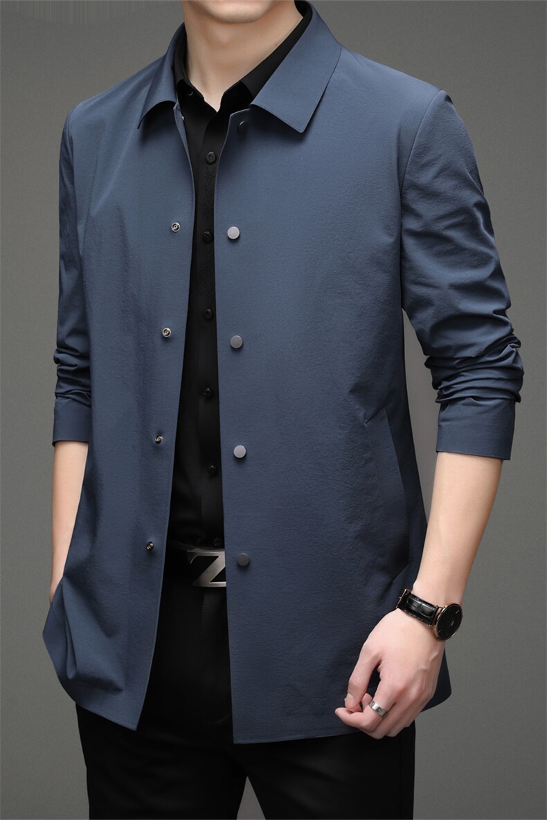 AE8323钱塘2020-3春秋男士风衣外套商务精品量大价优主推P200,男装风衣,钱塘207-3