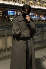 秋季新款Q2589-TP95148百搭设计感高级韩风休闲宽松风衣男，男装风衣，电商A102