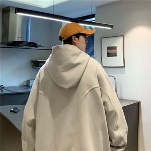 重磅卫衣男生2024年秋冬季新款痞帅帽衫衣服连帽外套男款A211/P60图片