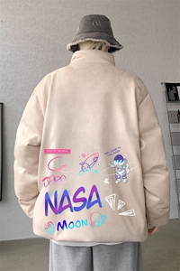 麂皮绒棉衣男大码立领棉袄子男羽绒棉服JM87186-P110图片