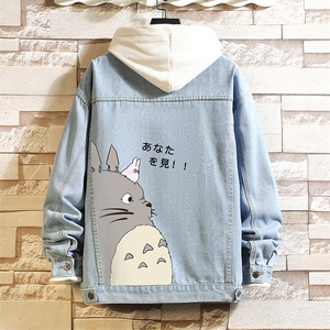 牛仔夹克男大码牛仔外套男茄克 NJ77150-P60加绒款-P75图片