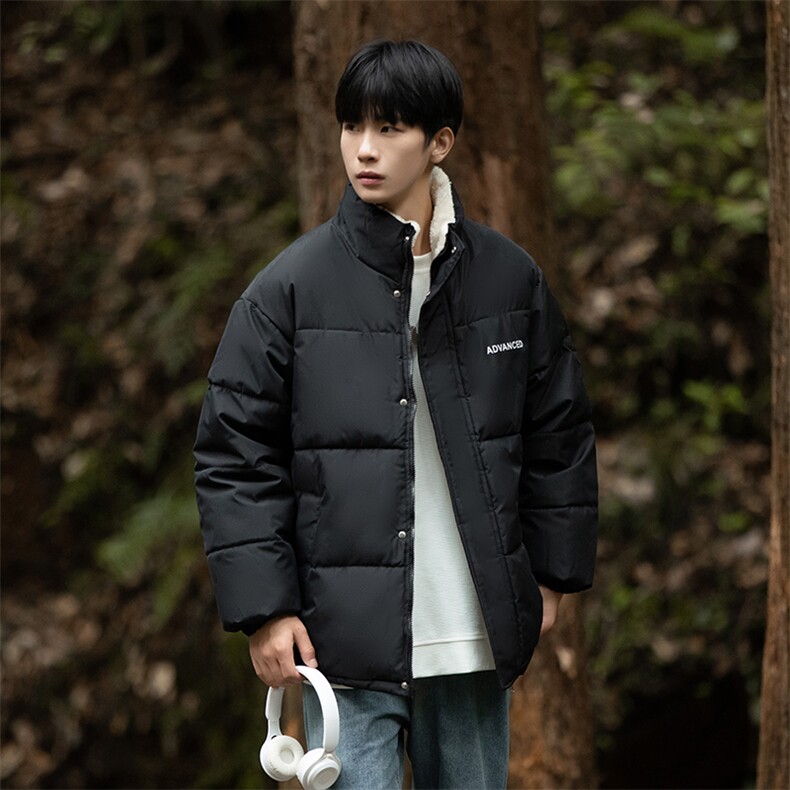 冬季加绒棉衣男立领男士棉服情侣棉袄潮流外套A266-WMY609-P70,男装棉衣,电商A266