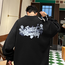 华夫格！华夫格上衣男圆领华夫格卫衣男大码长袖t恤男HY228-特P23，男装T恤，电商B367