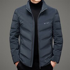 BAMJ-6811钱塘2020-2冬季厚款商务休闲中年男士百搭羽绒服P200，男装羽绒服，钱塘207-2