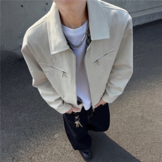 秋冬新款水洗棉夹克男青少年学生潮流外套，男装夹克，星座1206-1（原A206-1）