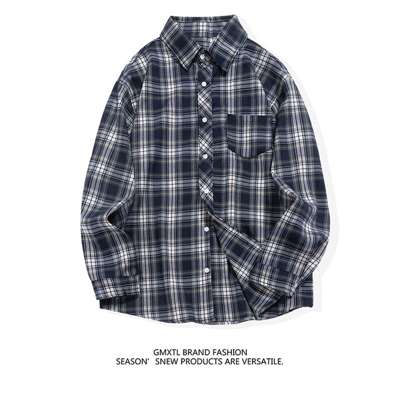 格纹衬衫街头防晒成衣男XH111-特p45，男装防晒衣，电商B367