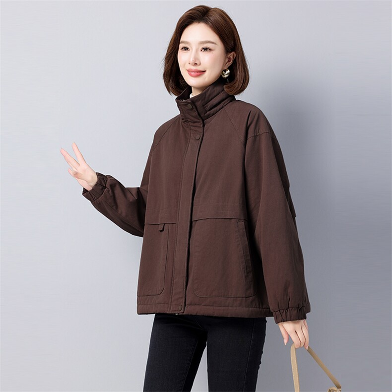 2024年冬季加绒加厚款派克服912款,女装派克服,秋牧寒烟
