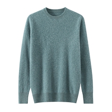 羊毛套衫男圆领针织毛衣长袖休闲2024冬新款保暖男装，男装羊毛衫，宇灿羊绒