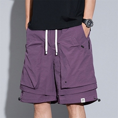 夏季情侣户外薄款透气工装短裤宽松运动短裤21005-p49控99，男装牛仔裤，电商D236（原A051）