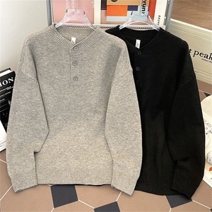 美式复古秋冬氛围感套头毛衣  M5302 P52图片