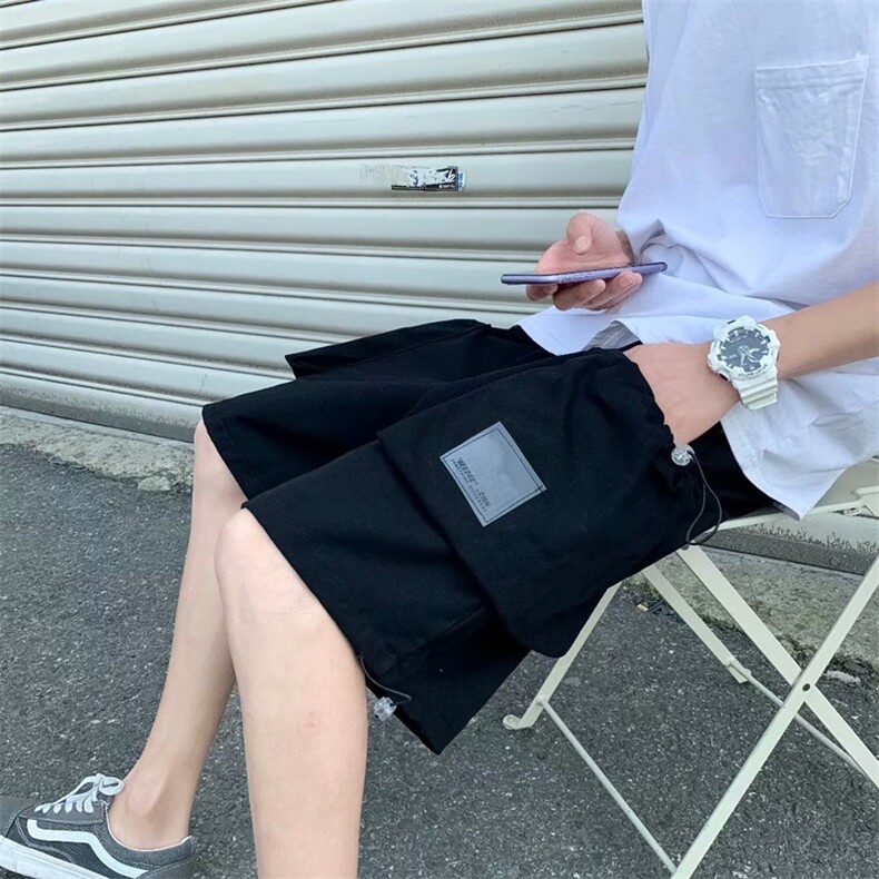 潮流夏季男士短裤嘻哈ins潮牌宽松工装休闲运动五分裤子DK083-p25,男装休闲裤,星座1008