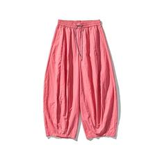 夏季新款大码日系复古山系休闲直筒阔腿裤潮中性风港风K288/P60，男装休闲裤，电商A221A