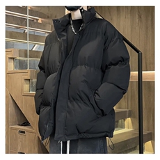 新款男女秋冬季青少年棉衣棉袄时尚宽松保暖立领加厚棉服外套，男装棉衣，四季星座505