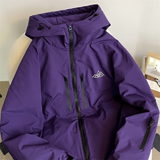 24冬户外双板防水防风滑雪服男士大码加棉加厚保暖情侣款M77-P160，男装棉衣，电商A001-1
